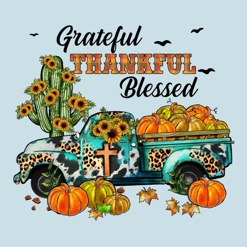 Grateful Thankful Blessed Ladies Tee by JahusDesignShop | Teevron