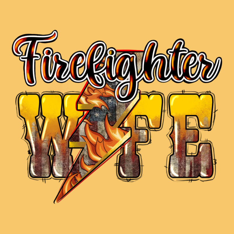 Firefighter Wife Lightning Bolt Vintage Hoodie by NancyCooperArtShop | Teevron
