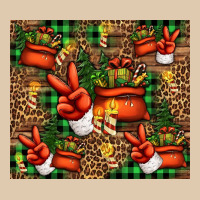 Christmas Santa Claus Peace Hand Heavyweight Sweatshirt | Teevron