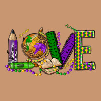 Love Teacher Mardi Gras Heavyweight Hoodie | Teevron