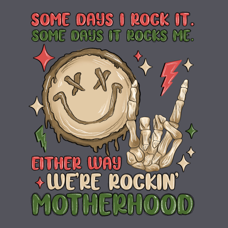 Some Days I Rock It Some Days It Rocks Me Either W Vintage Hoodie by MaliasSmallBusiness | Teevron
