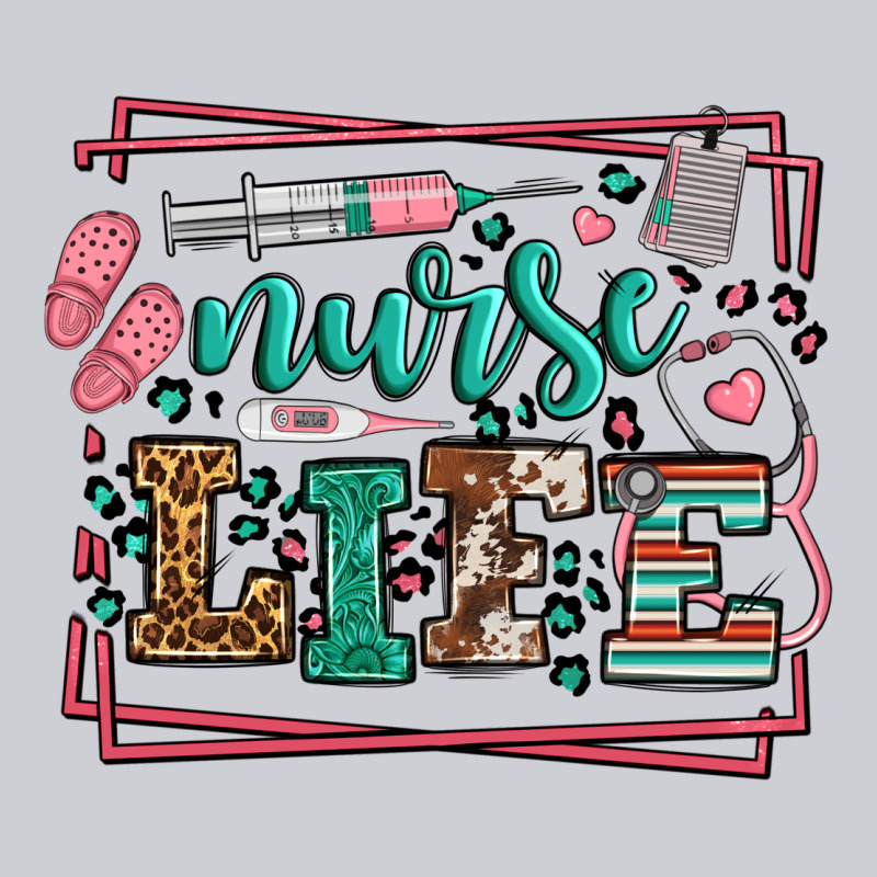 Nurse Life Leopard Frame Urban Hoodie by LillyAllenDesigns | Teevron