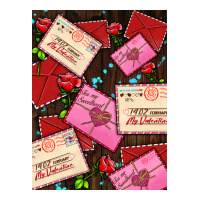 love letters with roses  air | Teevron