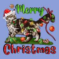 Maine Coon Cat Merry Christmas Long Sleeve Tee | Teevron