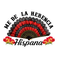 me de la herencia hispana hand fan | Teevron