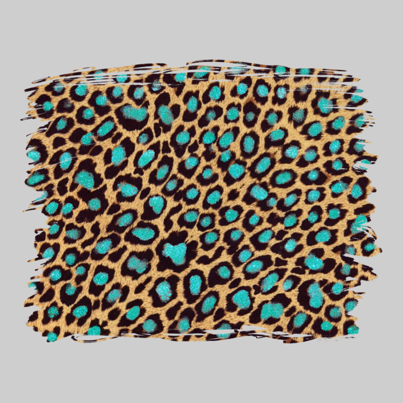 Leopard With Turquoise Glitter Premium Tee by Artiststas | Teevron
