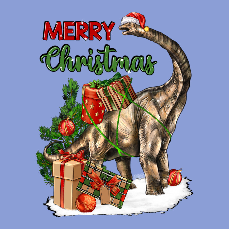 Merry Christmas Brachiosaurus Long Sleeve Tee by LillyAllenDesigns | Teevron