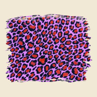Lilac Leopard With Red Glitter Premium Tee | Teevron