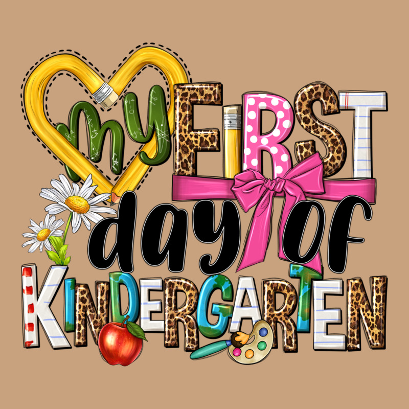My First Day Of Kindergarten Vintage Tee by NancyCooperArtShop | Teevron