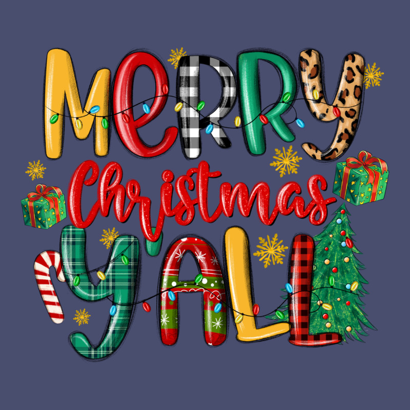 Merry Christmas Y'all Vintage Tee by MaliasSmallBusiness | Teevron