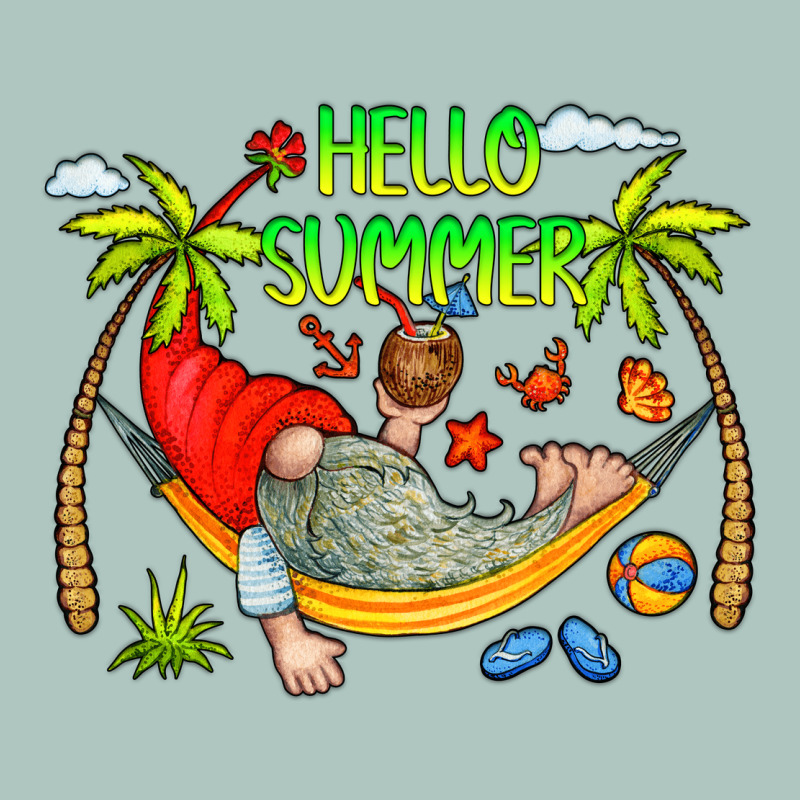 Hello Summer Premium Sweatshirt by CowCowDesign | Teevron