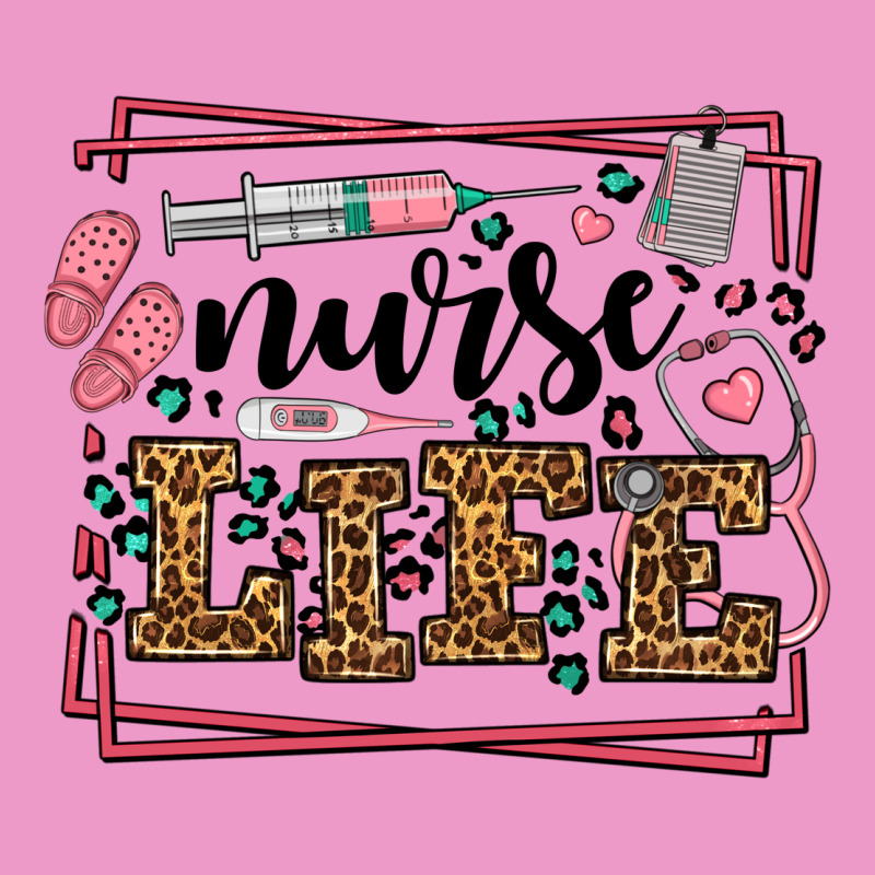 Nurse Life Leopard Frame Urban Hoodie by LillyAllenDesigns | Teevron