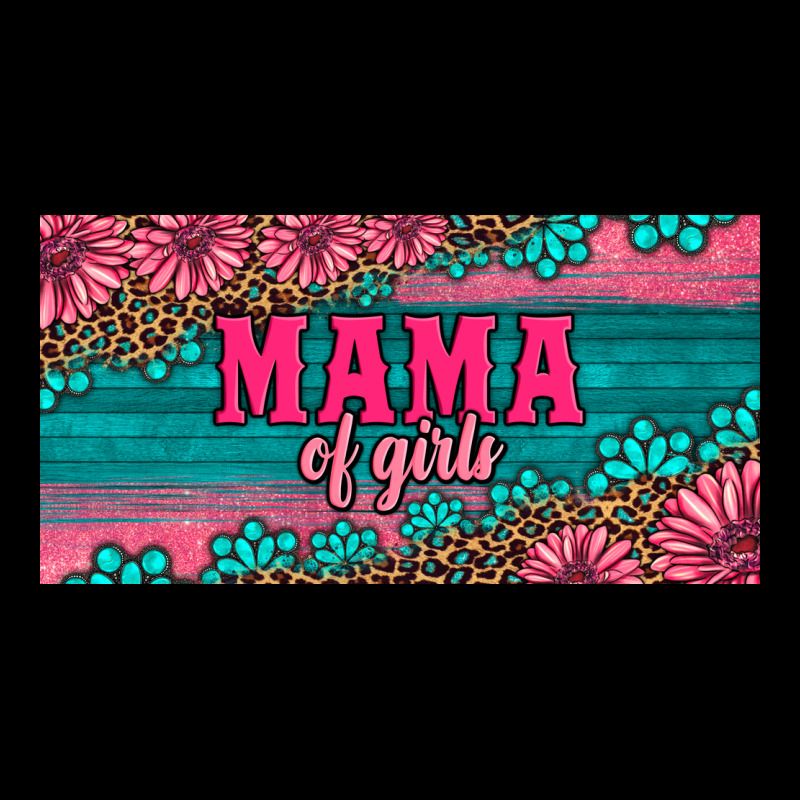 Pink Roses Mama Of Girls License Plate Premium Tee by Artiststas | Teevron