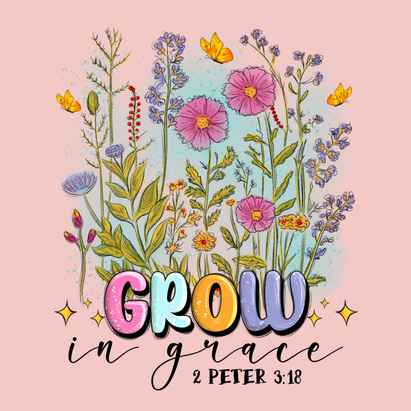 Grow In Grace Urban Heavy Tee by MaliasSmallBusiness | Teevron