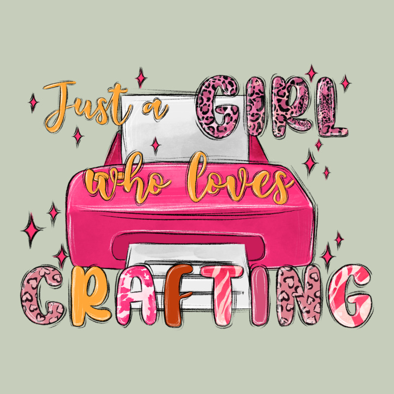 Just A Girl Who Loves Crafting Classic Tee by MaliasSmallBusiness | Teevron