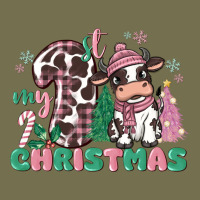 My First Christmas Cow Vintage Hoodie | Teevron