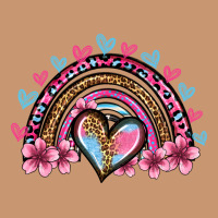Valentine's Day Rainbow Heart Olivia Heavyweight Hoodie | Teevron
