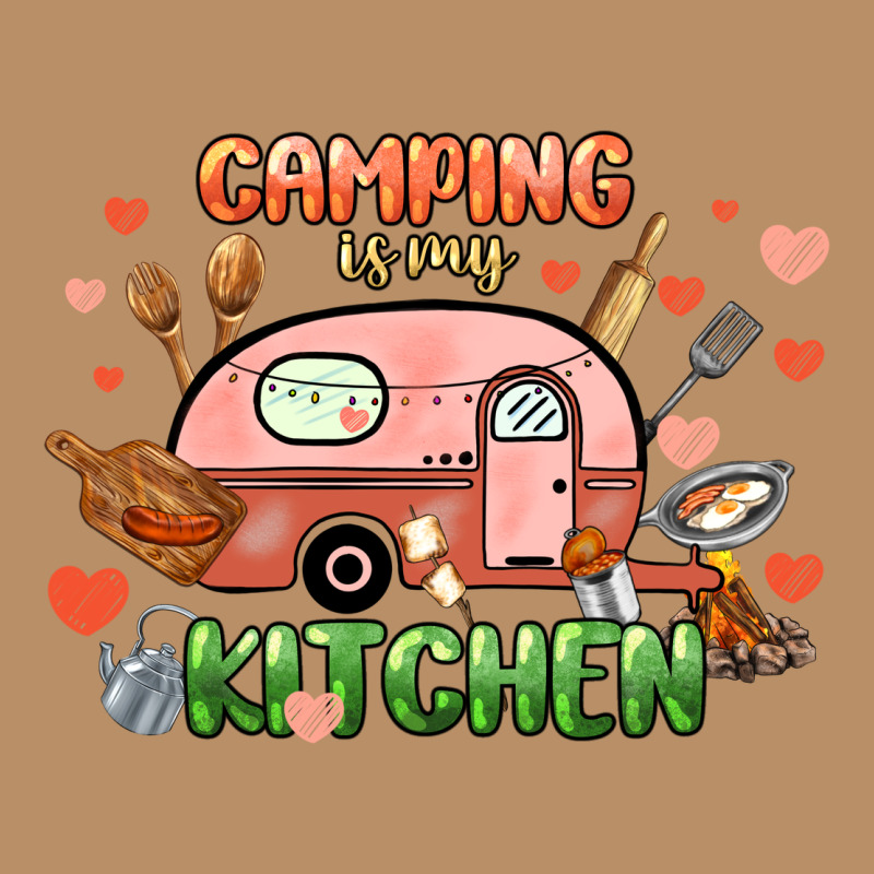 Camping Is My Kitchen Vintage Hoodie by NancyCooperArtShop | Teevron