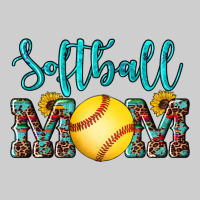 Western Leopard  Sunflowers Glitter Mom Softball Premium Tee | Teevron