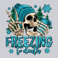 Freezing To Death Winter Skull Heavyweight Sweatshirt | Teevron