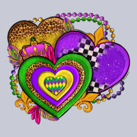 Mardi Gras Heart Olivia Heavyweight Hoodie | Teevron