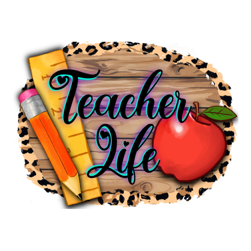 Teacher Life Background 3200x2400 Premium Tee by AdoDesignShop | Teevron