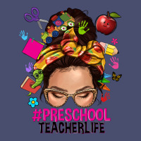 Preschool Teacher Life  Messy Bun Vintage Tee | Teevron