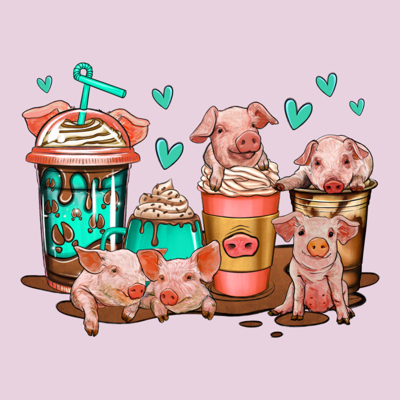 Cute Pigs Coffee Ladies Tee by Jasminsmagicworld | Teevron
