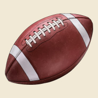 Football Ball Ladies Tee | Teevron
