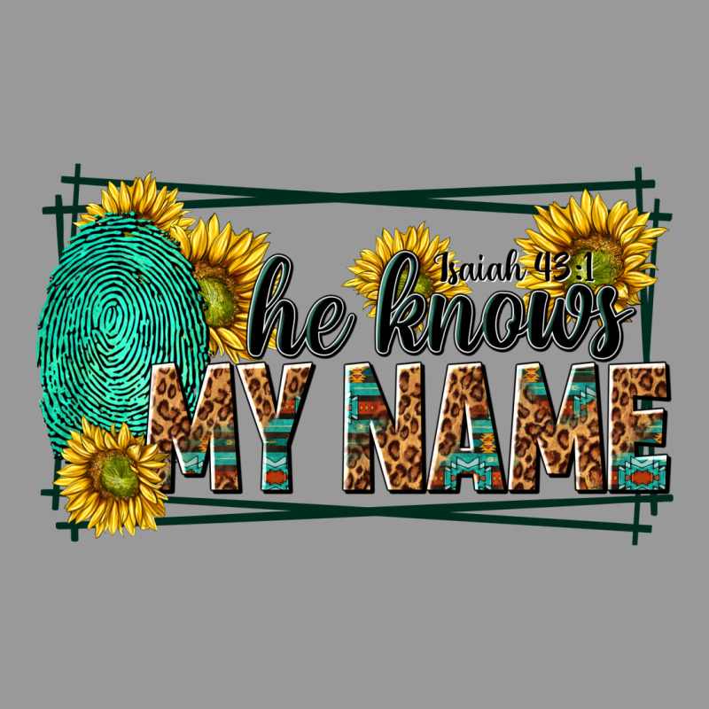 He Knows My Name Isaiah 43 1 Vintage Hoodie by NancyCooperArtShop | Teevron
