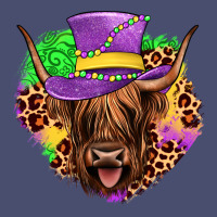 Highland Cow Mardi Gras Vintage Tee | Teevron