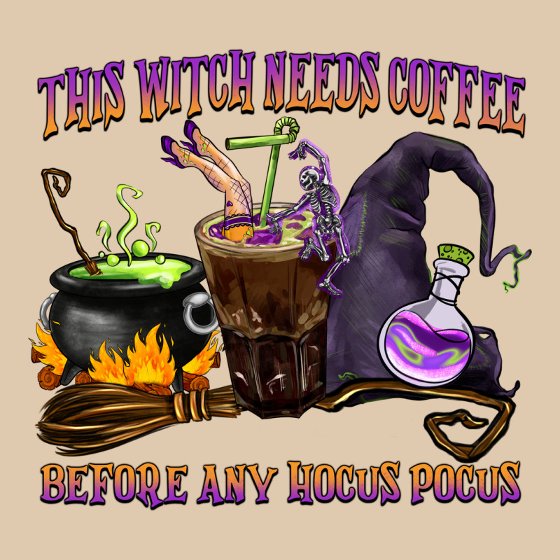 This Witch Needs Coffee Before Any Hocus Pocus Heavyweight Sweatshirt by BarkalooDesign | Teevron