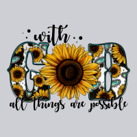 With God All Things Are Possible Sunflower Heavyweight Sweatshirt | Teevron