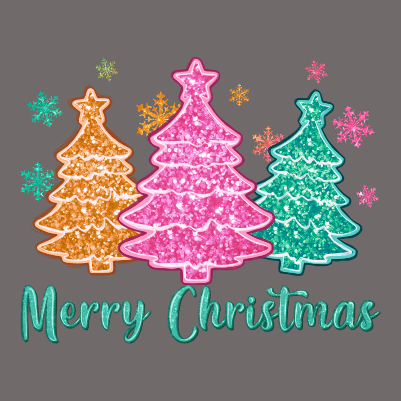 Merry Christmas Glitter Trees Urban Heavy Tee by MaliasSmallBusiness | Teevron