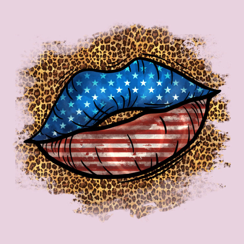 Western 4 Of July Lips Ladies Tee by BundleAndBundleShop | Teevron