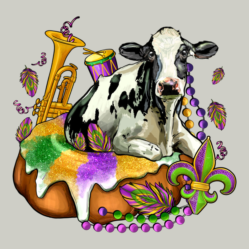 Holstein Mardi Gras Heavyweight Hoodie by OliviaCreatesArt | Teevron