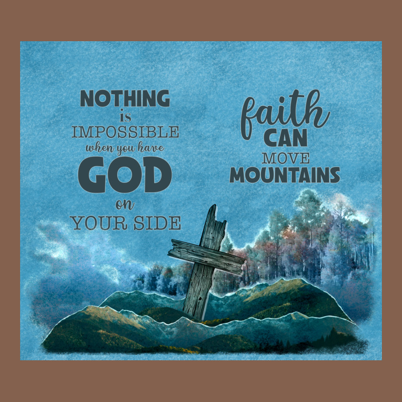 Nothing Is Impossible With Cross Zipper Hoodie by TumblerDesignByShophia | Teevron