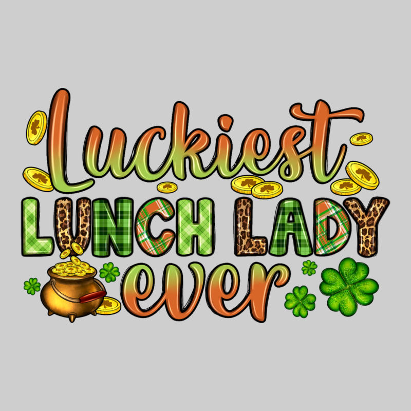 St. Patrick's Luckiest Lunch Lady Ever Premium Sweatshirt by OliviaCreatesArt | Teevron