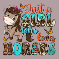 Just A Girl Who Loves Horses Vintage Hoodie | Teevron