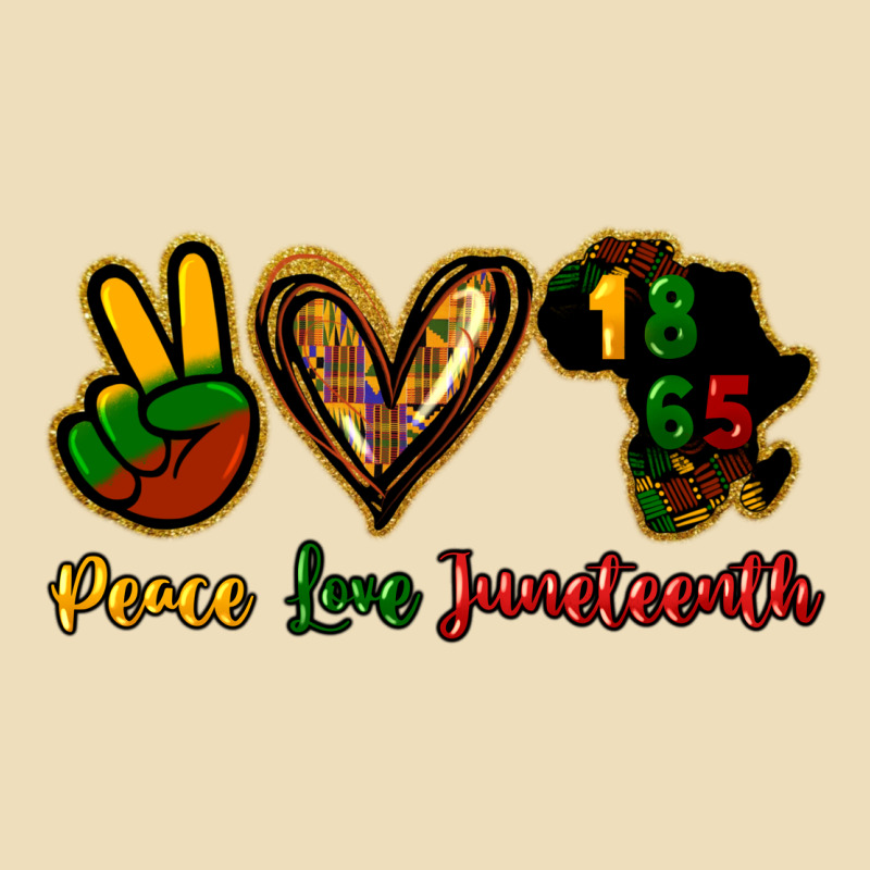Peace Love Juneteenth Premium Hoodie by HowdyJamesFarm | Teevron