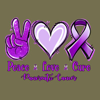 Pace Love Cure Pancreatic Cancer Vintage Hoodie | Teevron