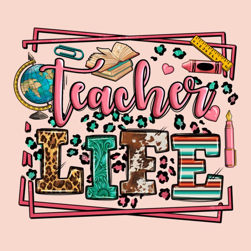 Teacher Life Leopard Frame Urban Hoodie by LillyAllenDesigns | Teevron