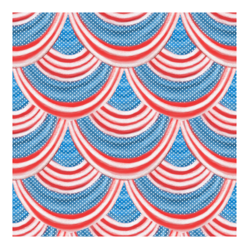 American Flag Seamless Pattern Ladies Tee by BundleAndBundleShop | Teevron