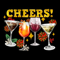 Cheers Christmas Coctail Ladies Tee | Teevron