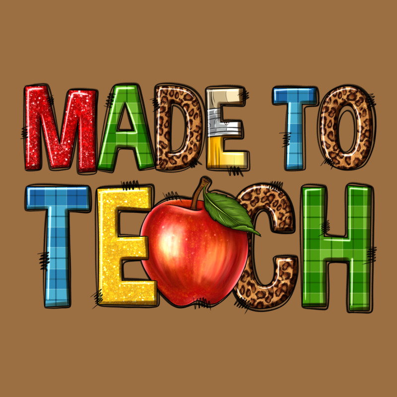 Made To Teach Vintage Tee by NancyCooperArtShop | Teevron