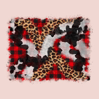 Cowhide Buffalo Plaid Leopad Background Premium Sweatshirt | Teevron