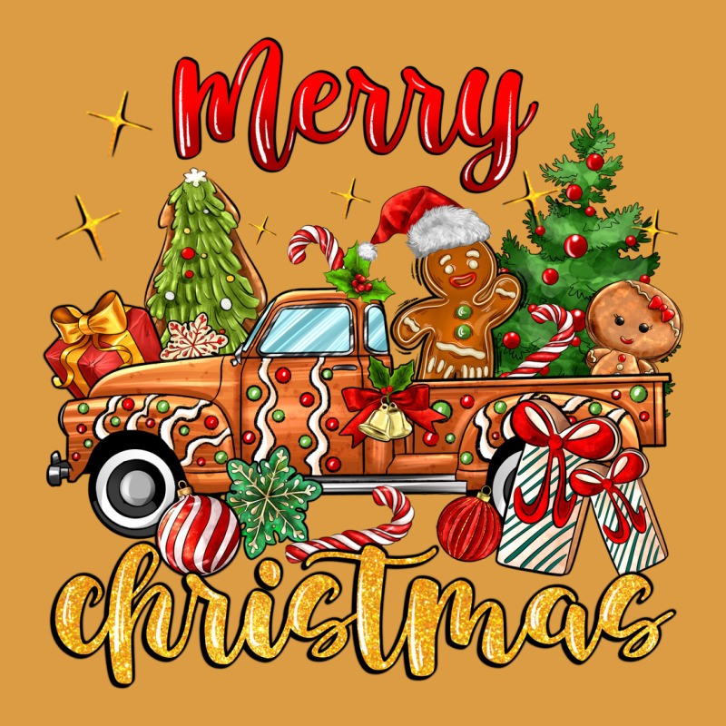 Merry Christmas Gingerbread Truck Urban Heavy Tee by MaliasSmallBusiness | Teevron