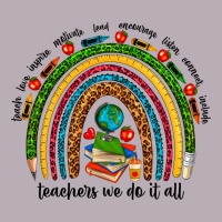 Teachers We Do It All Rainbow Vintage Tee | Teevron