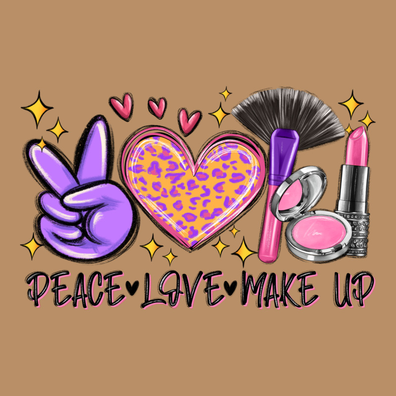 Peace Love Make Up Vintage Hoodie by MaliasSmallBusiness | Teevron