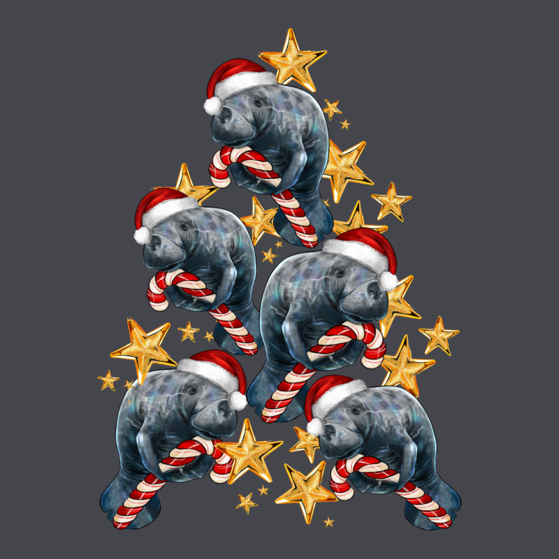 Christmas Tree With Manatee Long Sleeve Tee by LillyAllenDesigns | Teevron